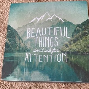 Decorative wooden sign